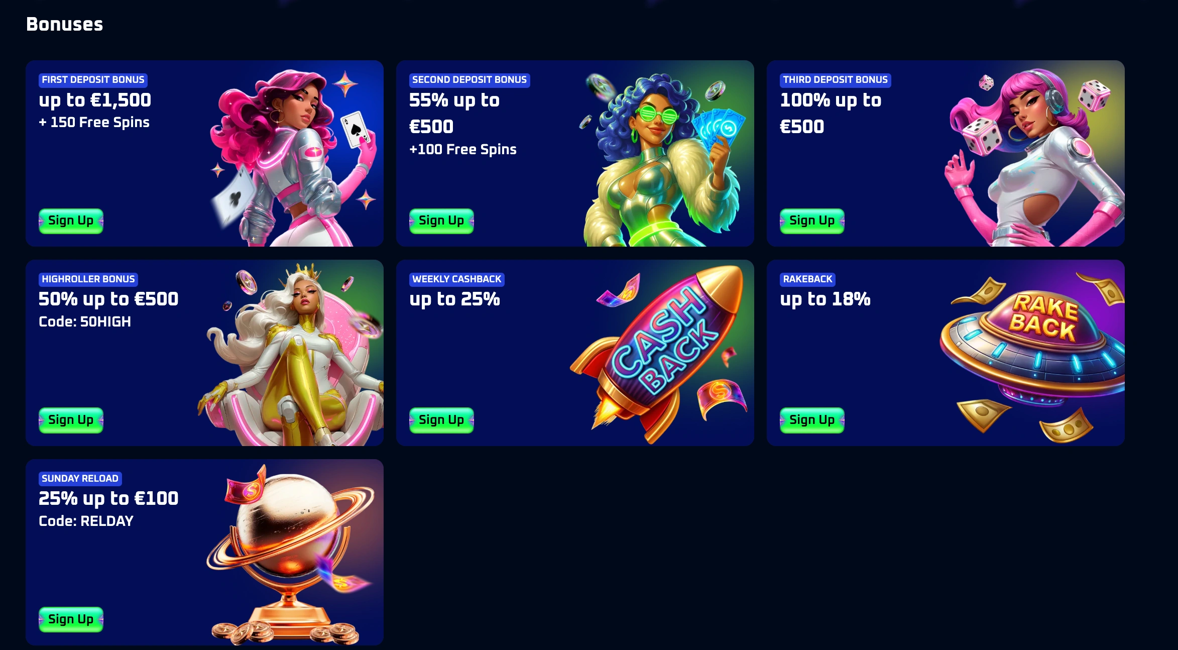 Rewards, bonuses, and loyalty progress